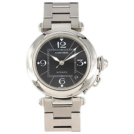 Reloj de pulsera automático de acero inoxidable Cartier Pasha C W31076M7 Otro