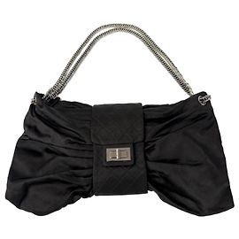 Borsa a spalla con catena 2.55 di CHANEL Nero