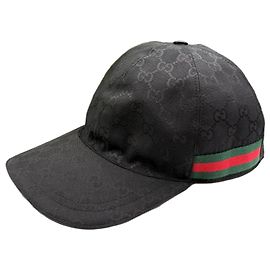 Gucci GG Canvas Sherry Cap Black
