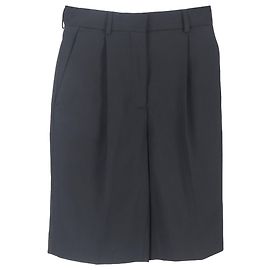 Bermuda ajustada Acne Studios em poliéster preto Preto