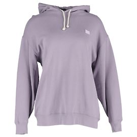 Hoodie oversize en coton violet Fairah Face Patch d'Acne Studios Violet