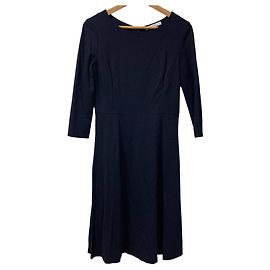 Autre Marque Vestido de Manga Longa SEM TÍTULO Azul