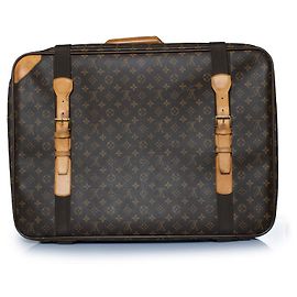 Louis Vuitton, Monogram canvas satellite suitcase Brown