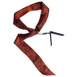 Burberry, sciarpa cravatta arancione Arancione