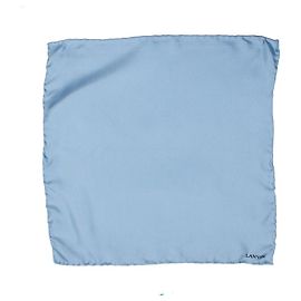 Lanvin, hellblaues Einstecktuch Blau