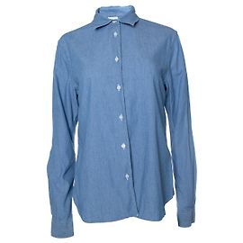 Aspesi, camicia in denim blu Blu