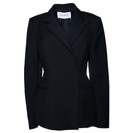 Alaïa Alaia, einreihiger Blazer in Schwarz Schwarz