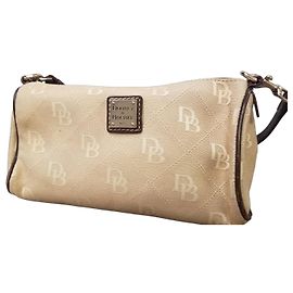 Clutch Dooney & Bourke de algodão marrom Marrom
