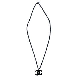 Chanel CC Halskette - Karl Lagerfeld Metallisch