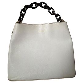 Bolsa de couro branca Furla Branco