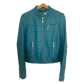 Autre Marque Jaquetas de couro Azul