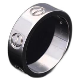 Anel Love Cartier em platina Prata