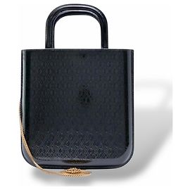 Bolsa de compras mini Saint Laurent Preto