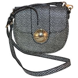 Borsa a mano ROCCOBAROCCO Nera e Bianca in Similpelle Nero Bianco