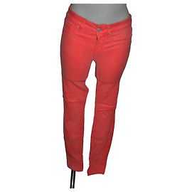 Jeans Skinny Stretch Marc Jacobs Rosa Salmón Rosa