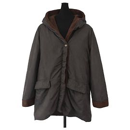 Cappotto marrone Max Mara con cappuccio Marrone