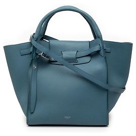 Céline Bolso Grande de Piel Grane Azul Celine Azul