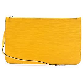 Pochette Neverfull Épi Jaune Louis Vuitton Jaune
