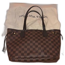 Sac cabas Louis Vuitton Neverfull PM Marron Marron
