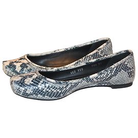 Ballerines Emporio Armani en cuir imprimé python Multicolore