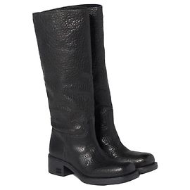 Miu Miu LEATHER BOOTS COLLECTION 2026 Black