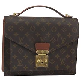 LOUIS VUITTON Borsa Monceau 28 M51185 LV Auth SW1960 Monogramma