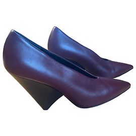 ISABEL MARANT – Escarpins cuir bordeaux PANDEL Bordeaux