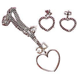 Bellissima parure DOLCE & GABBANA collana e orecchini motivo “cuore” Argento