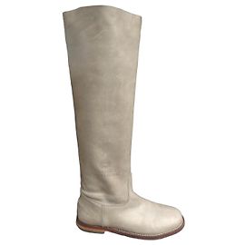 Autre Marque Botas Shabbies Amsterdam de couro bege Bege