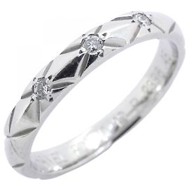 Chanel Matelassé 3PD Ring aus Platin und Diamanten Andere