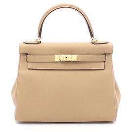 Bolsa Hermès Kelly 28 Bege