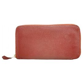 Hermès Hermes Azap Long Wallet Red