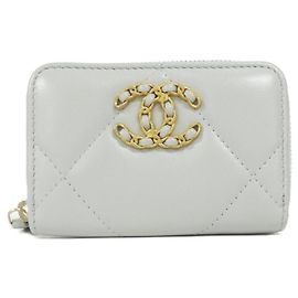 Münzgeldbörse Chanel 19 Linie AP0949 Braun