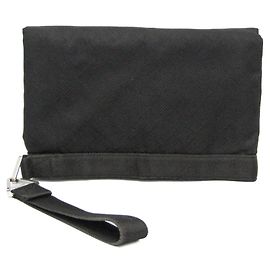 Clutch in nylon Bottega Veneta Nero
