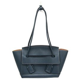 Bottega Veneta La Borsa in Pelle Arco per Donna Blu