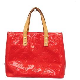 Sac à main Louis Vuitton Monogram Vernis Reade PM en Rouge Rouge