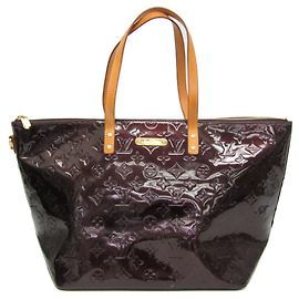Bolso de Hombro Louis Vuitton Monogram Vernis Bellevue GM M93589 Burdeos