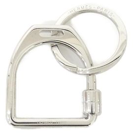 Chaveiro Hermès Etrier 077215FJ Prata