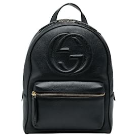 Gucci Soho Interlocking G Backpack Black