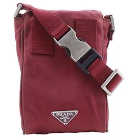 Marsupio a due vie Prada con tracolla Rosso