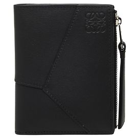 Kompakte Anagramm Brieftasche Loewe Schwarz