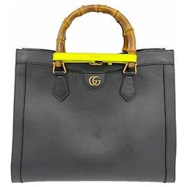 Gucci Bamboo Diana Handtasche Schwarz