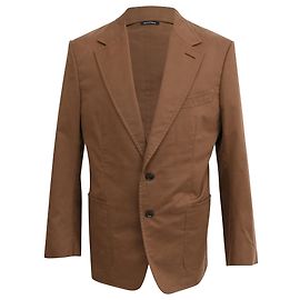 Blazer Tom Ford em algodão marrom Marrom Vermelho