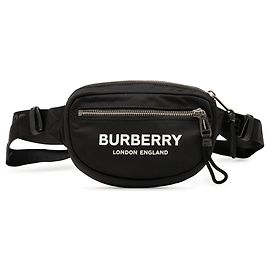 Burberry Nylon Logo Cannon Belt Bag Black