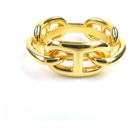 Anel de Lenço Chaine d'Ancre Hermès Dourado