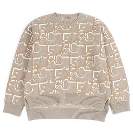 Maglione in maglia Dior×Cactus Jack Beige