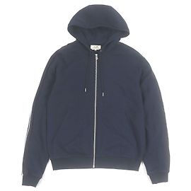Hermès Sudadera de algodón Hermes Run H Side line Azul Azul marino