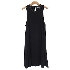 Robe sans manches T par Alexander Wang Noir