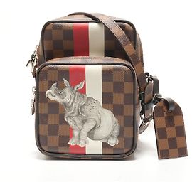 Borsa a Spalla Chapman Damier Amazon Louis Vuitton Marrone Damier ebene