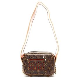 Louis Vuitton 2006 Monogram Perforated Mini Trocadero Shoulder Bag Brown Monogram